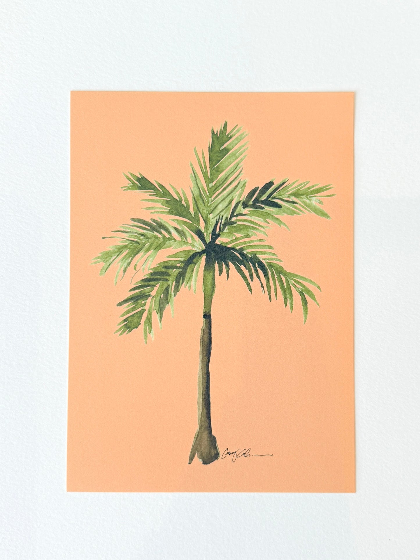 Orange Palm Tree