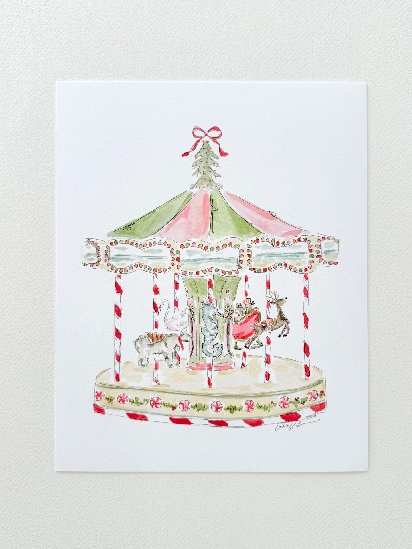 Coastal Christmas Carousel
