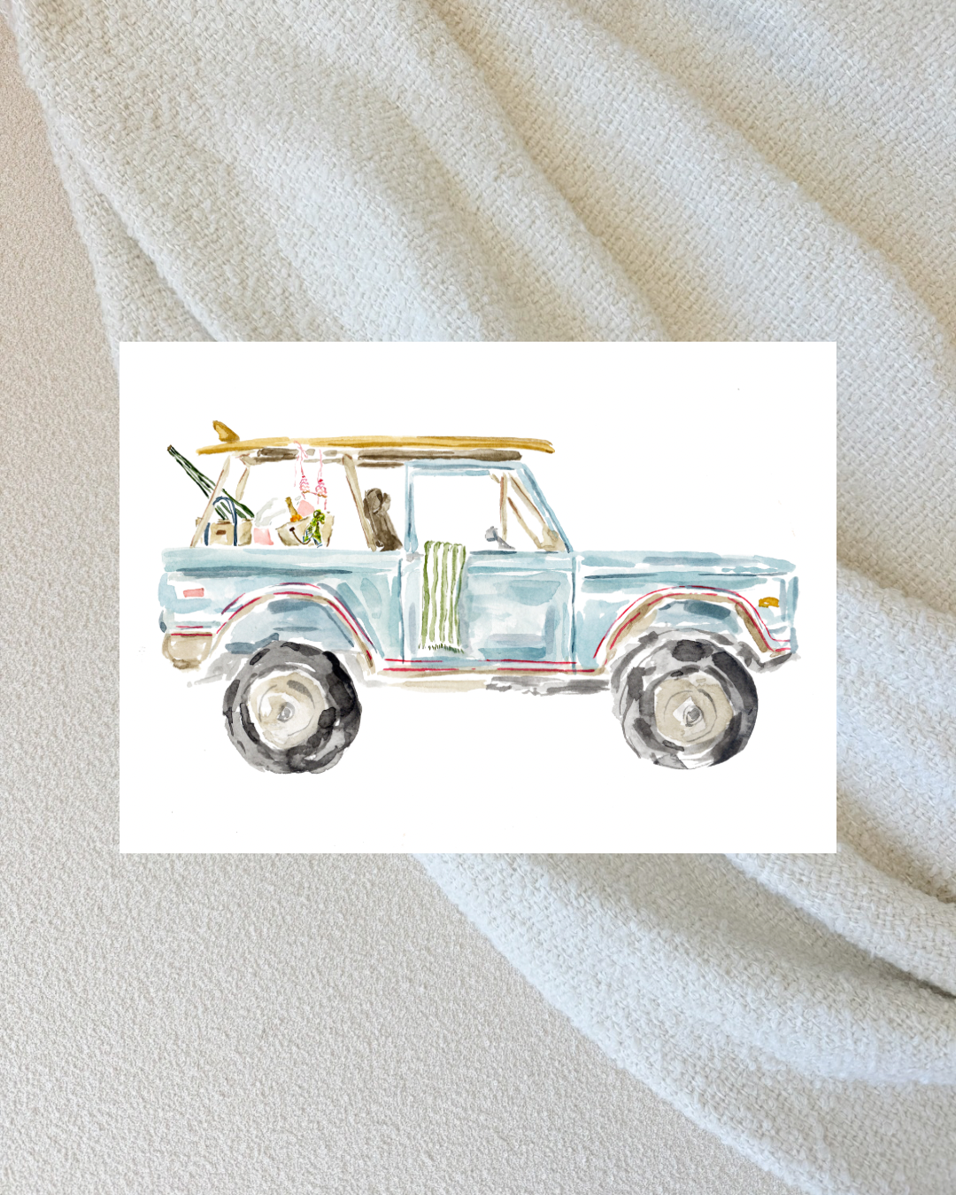 Vintage Beach Bronco
