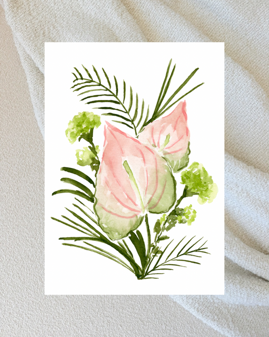 Tropical Flowers 5x7