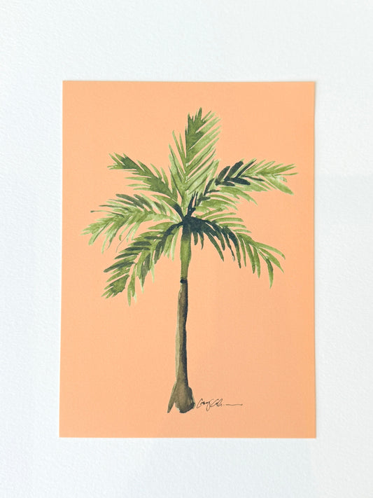 Orange Palm Tree
