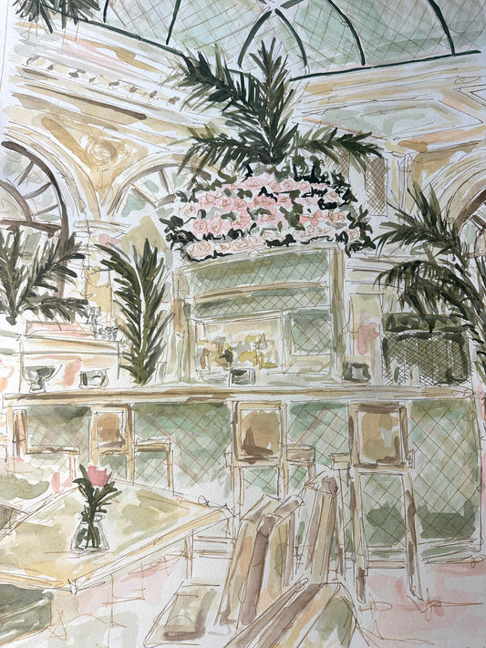 the palm court 18”x24”