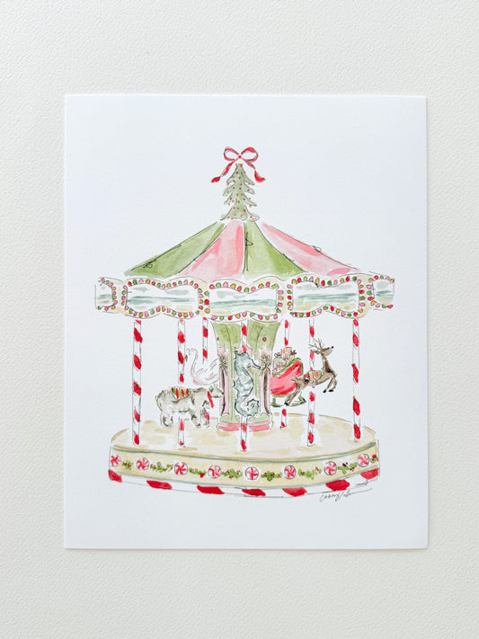 Coastal Christmas Carousel