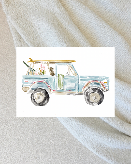 Vintage Beach Bronco