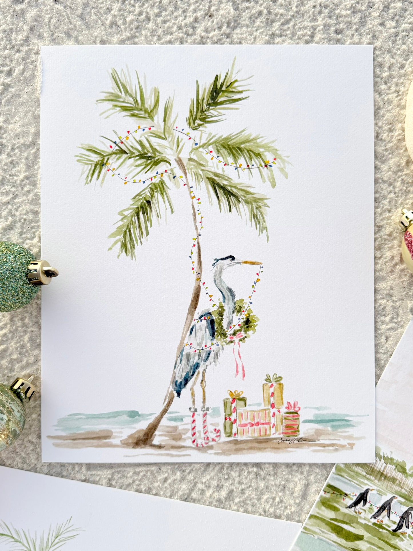 Christmas Heron