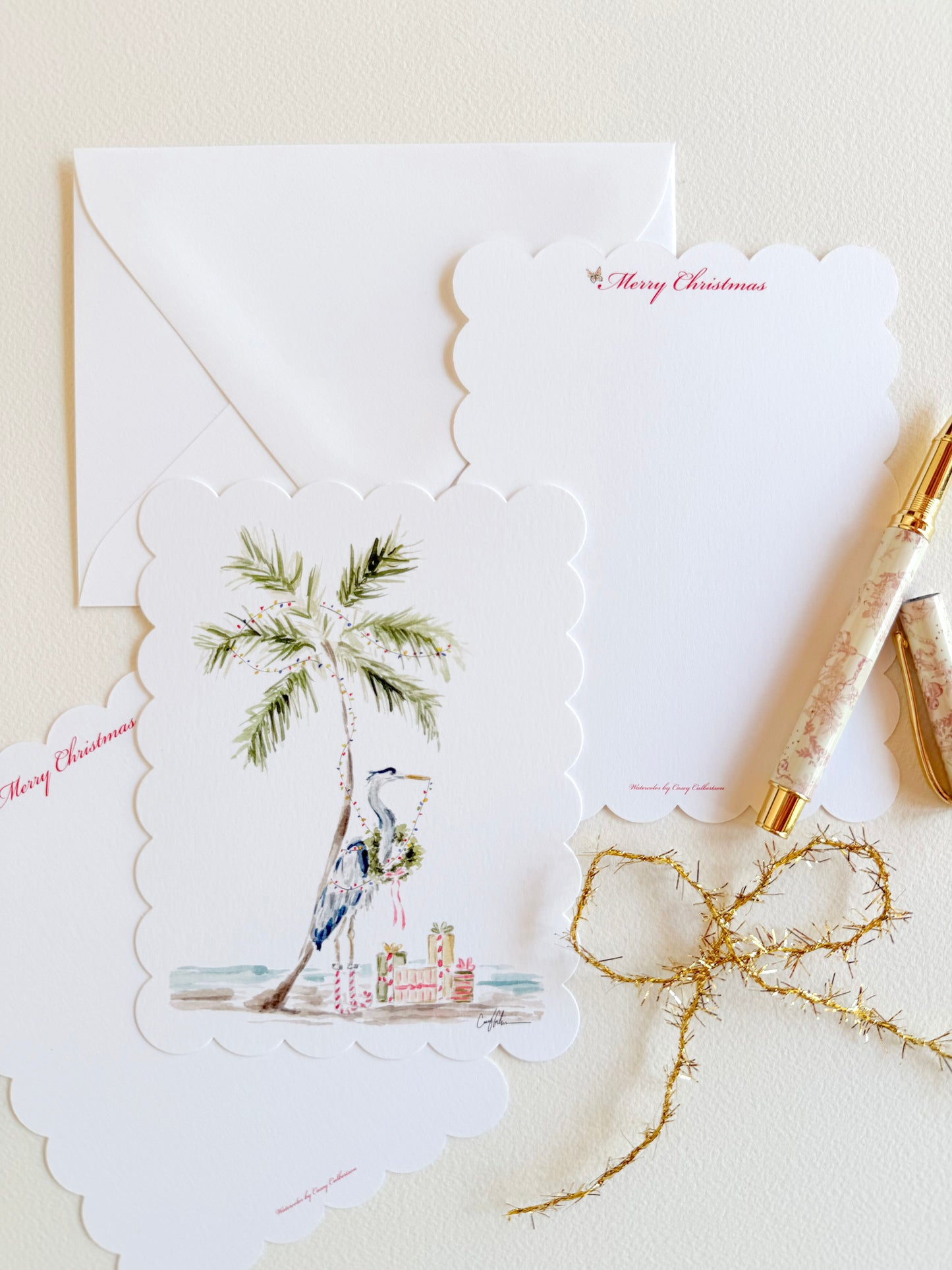 Christmas Blue Heron