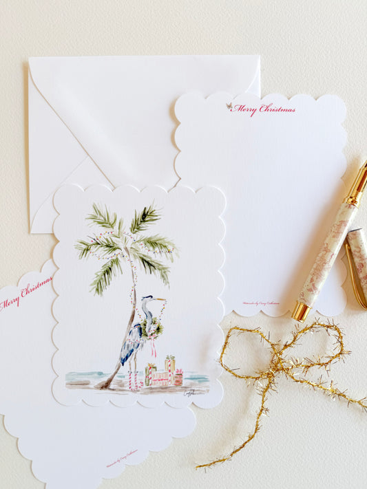 Christmas Blue Heron